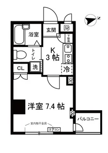 ノースコート北山田【3階】の間取り