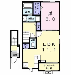 Pote(ポテ)【2階】の間取り