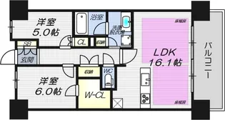 大阪府大阪市北区豊崎7【マンション】の間取り