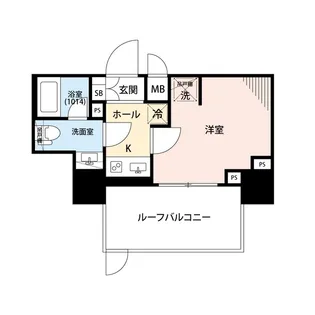 プレール・ドゥーク戸越銀座通り【7階】の間取り