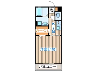 モルディオン【3階】の間取り