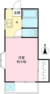 宮前ハイツ【1階】の間取り