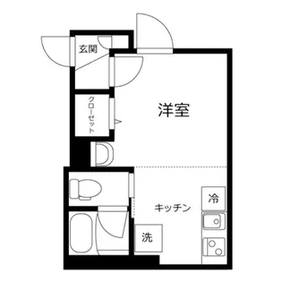 ウッドサイド池袋【1階】の間取り