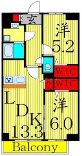 ソフィアコート扇【3階】の間取り