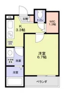 モンレーヴ本駒込【3階】の間取り