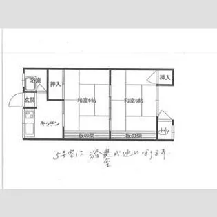 コーポ日前宮【1階】の間取り