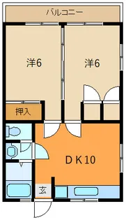 小林マンション【3階】の間取り