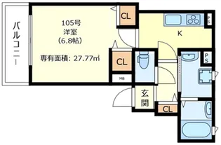 イトーピアホーム近大前【3階】の間取り