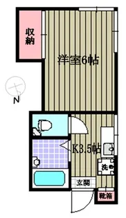 宏洋ハウス【2階】の間取り