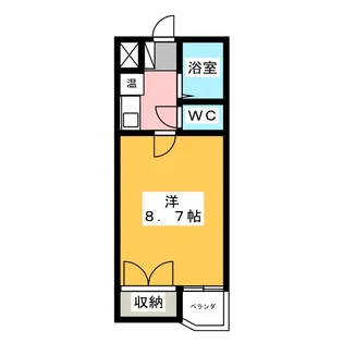 寛永ハイツ【2階】の間取り