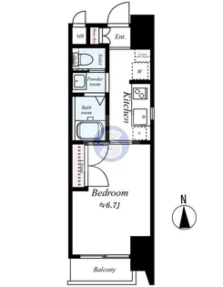 エスライズ都島【6階】の間取り