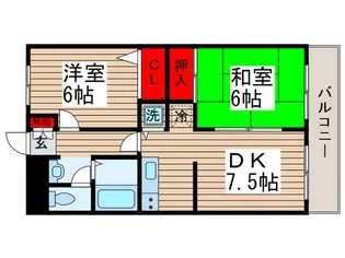 エレメント新小岩【3階】の間取り