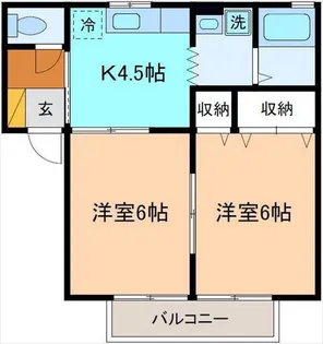 ジョイハウスII【2階】の間取り