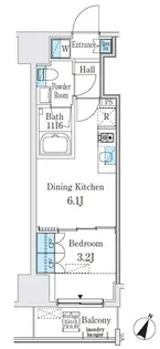 GLACIER神保町【5階】の間取り