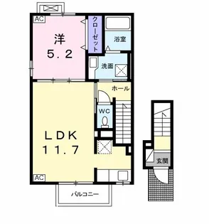 スマイルコートI【2階】の間取り