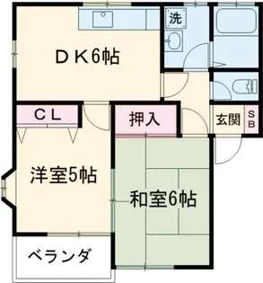 コットンハイツ【2階】の間取り