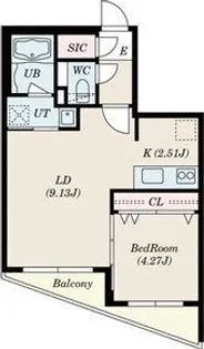 Diore Residence Sapporo【1階】の間取り