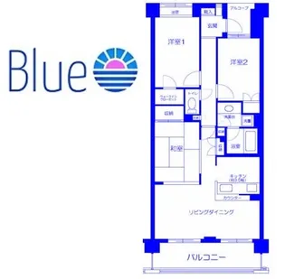 リーデンススクエア横浜鶴見【5階】の間取り