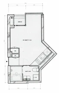 WEST APARTMENT【3階】の間取り
