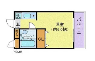 フェニックスマンション阿佐谷第2【3階】の間取り