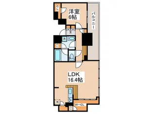 川崎ゲートタワー【12階】の間取り