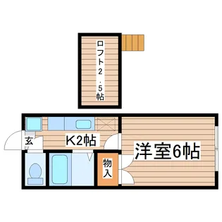エンジェルズシェア【2階】の間取り