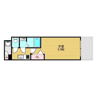 Luxe淡路【7階】の間取り