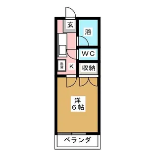 ハイツ中村【2階】の間取り