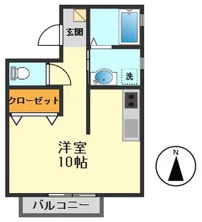 プライムロザ【2階】の間取り