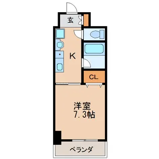 リヴェール白壁【2階】の間取り