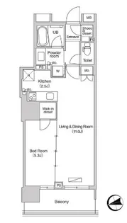 エミリブ石神井公園【11階】の間取り