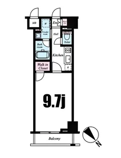 フェニックス新横濱クアトロ【7階】の間取り