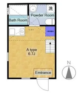 マルセイユ深沢【1階】の間取り