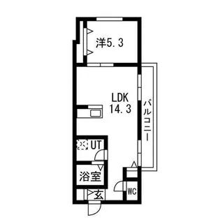 SEREINE NEFLIER【1階】の間取り