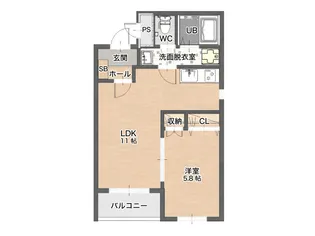 シャルム・アイ【3階】の間取り