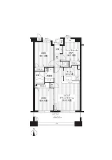 パークビューステージ東陽町【10階】の間取り