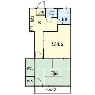第二OMハイツ【2階】の間取り