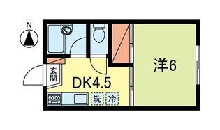 コーポ21【1階】の間取り