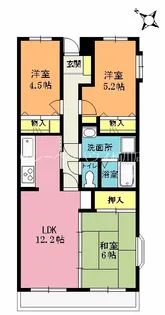 ザ・ロイヤルヴィレッヂ【4階】の間取り