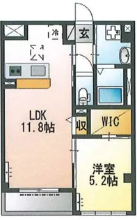 レオンII【1階】の間取り