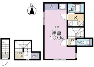大山フラッグの間取り