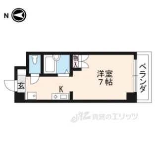 ハコス京田辺【3階】の間取り