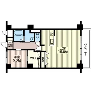 長福ハイツ【5階】の間取り