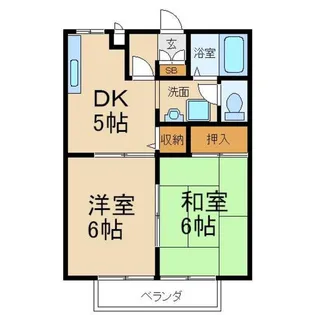 ハイツルーラル【2階】の間取り