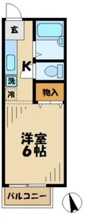 コマハイツ【1階】の間取り