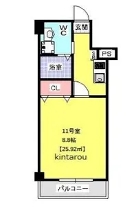 金太郎ヒルズ18【3階】の間取り