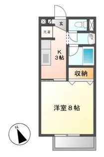 Surplus Oneキタガワ【2階】の間取り