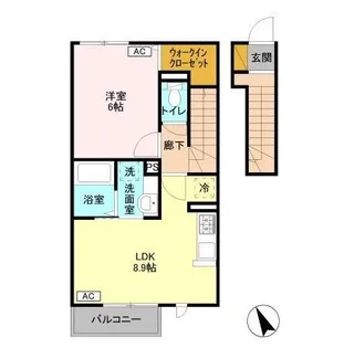 アップリベリーの間取り