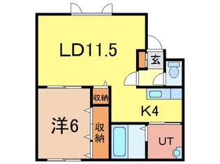 B.BloodIII【2階】の間取り