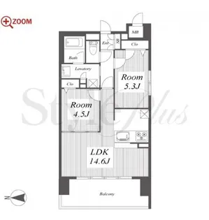 プレサンスロジェ上前津駅前II【3階】の間取り